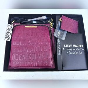 STEVE MADDEN crossbody purse and wallet set